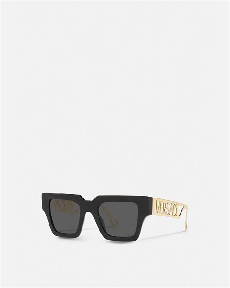 versace 90s glasses|90s Vintage Logo Sunglasses Black,Gold .